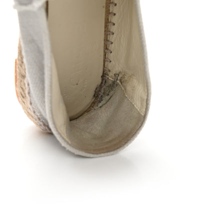 Chanel Linen CC Espadrilles 39 Beige Black 11 of 11
