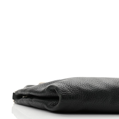 Prada Vitello Daino Zippered Crossbody Bag Black 7 of 9
