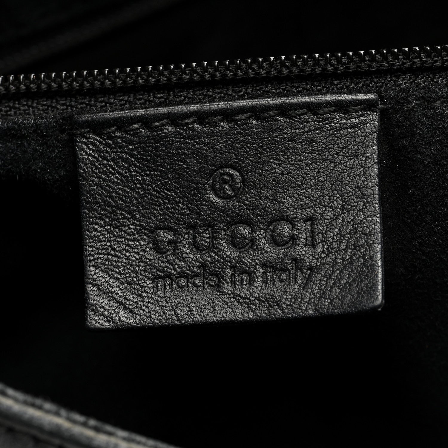 Gucci Calfskin Logo Hobo Bag Black 6 of 13