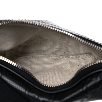 Gucci Calfskin GG Tennis Embossed Belt Bag Black 4 of 10