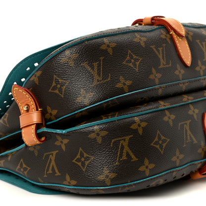 Louis Vuitton Monogram SC Flore Saumur Teal 8 of 9