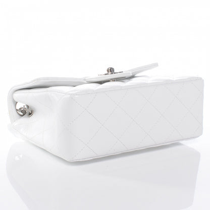 Chanel Caviar Quilted Mini Square Flap White 4 of 8