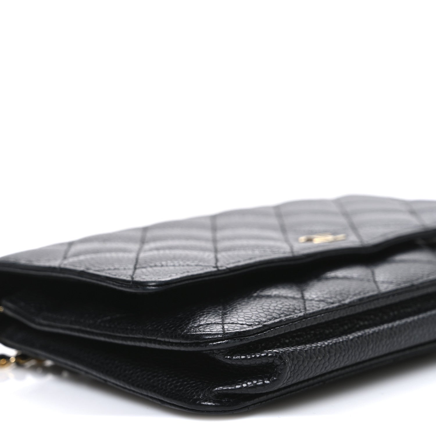 Chanel Caviar Quilted Wallet on Chain WOC Black 10 of 11