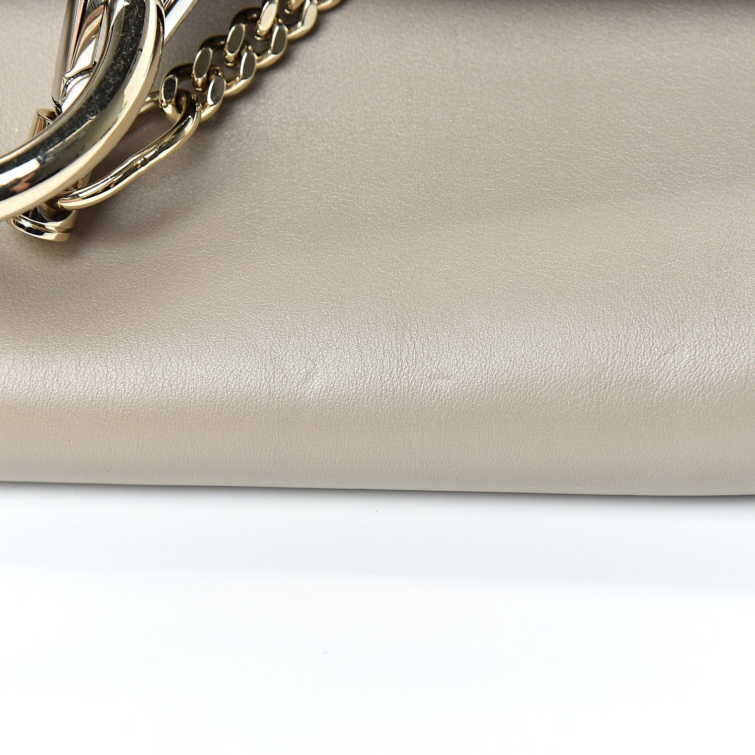Chloe Suede Calfskin Faye Clutch Motty Grey 14 of 14