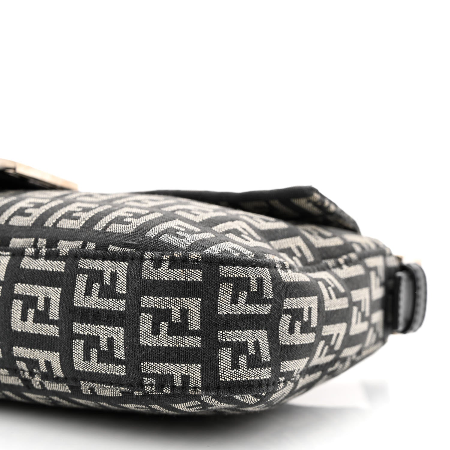 Fendi Zucchino Baguette Navy 10 of 13