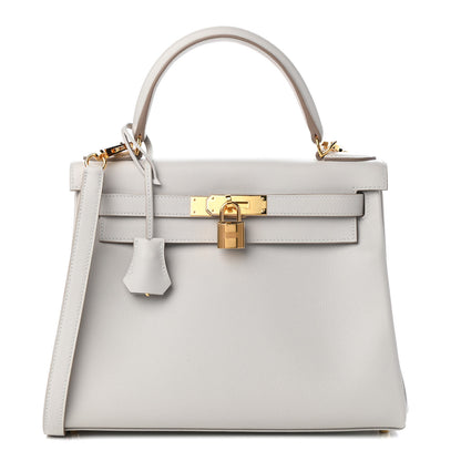Hermes Evercolor Kelly Retourne 28 Gris Perle 1 of 13