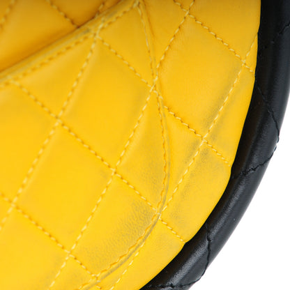 Chanel Quilted Lambskin Small Hula Hoop Flap Yellow 8 of 8