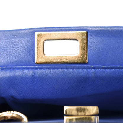 Fendi Nappa Mini Peekaboo Iconic Satchel Bleuette 11 of 12
