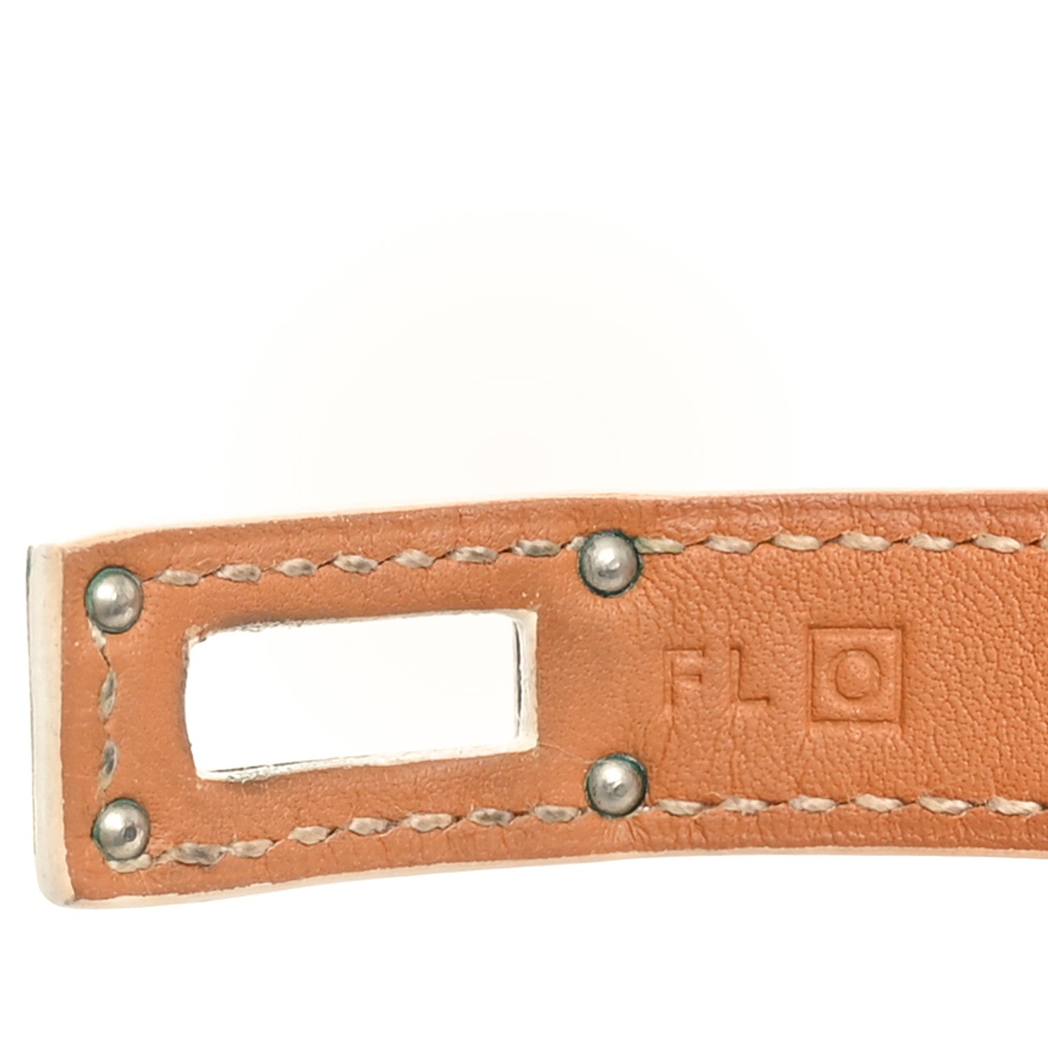 Hermes Epsom Kelly Double Tour Bracelet S White 5 of 5