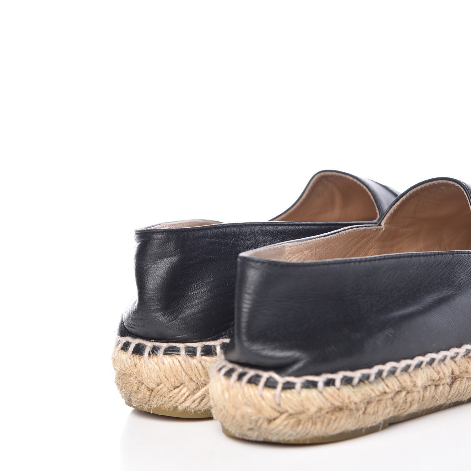 Chanel Lambskin CC Espadrilles 38 Black 14 of 16
