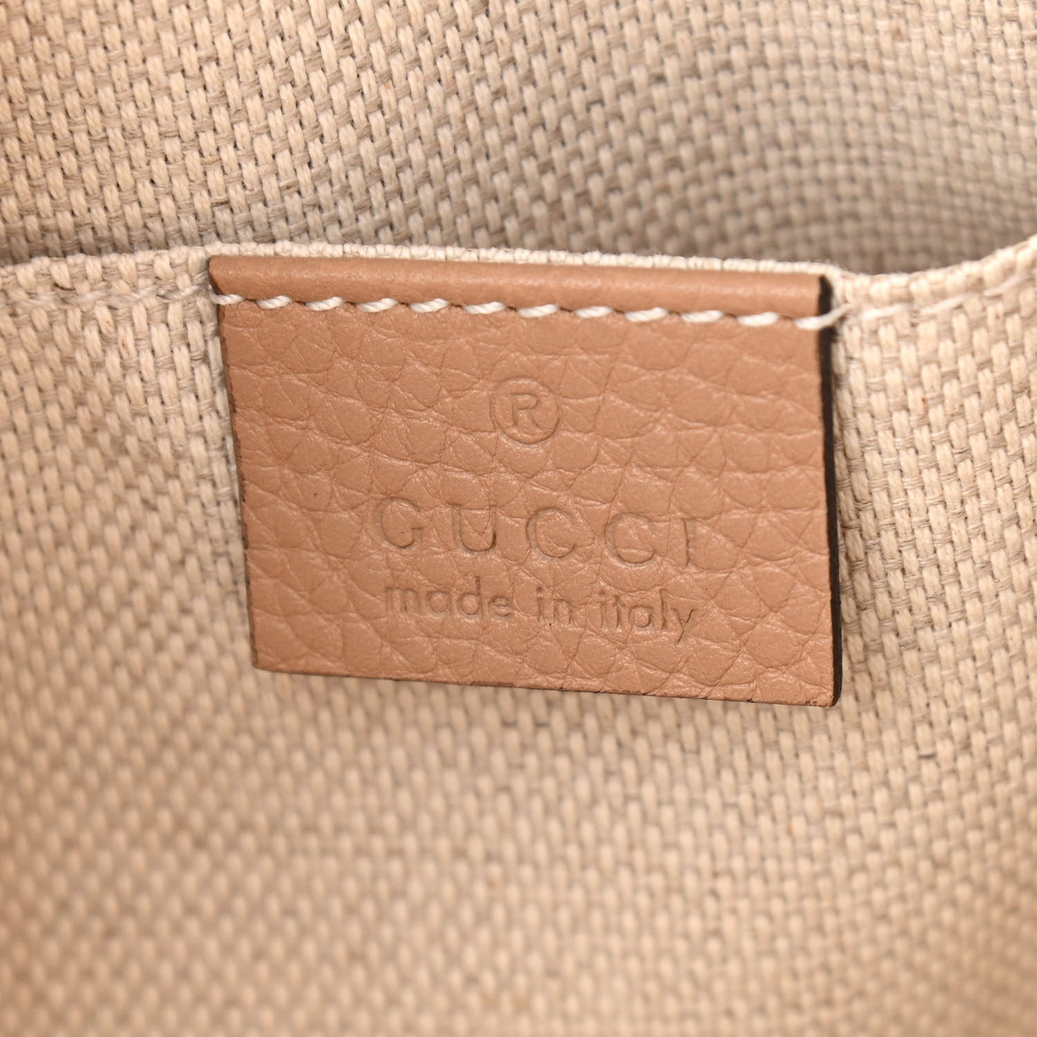 Gucci Pebbled Calfskin Small Soho Disco Bag Camelia 6 of 10