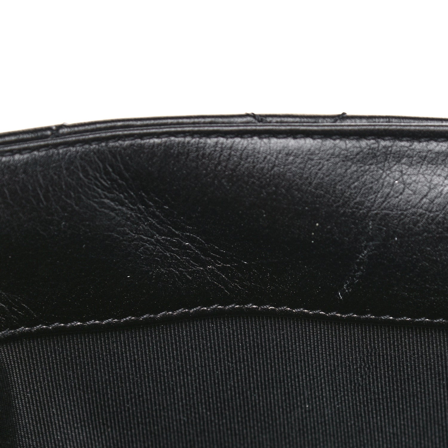 Chanel Crumpled Calfskin Quilted Large Chain All Over Flap Bag Black 12 of 12