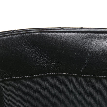 Chanel Crumpled Calfskin Quilted Large Chain All Over Flap Bag Black 12 of 12