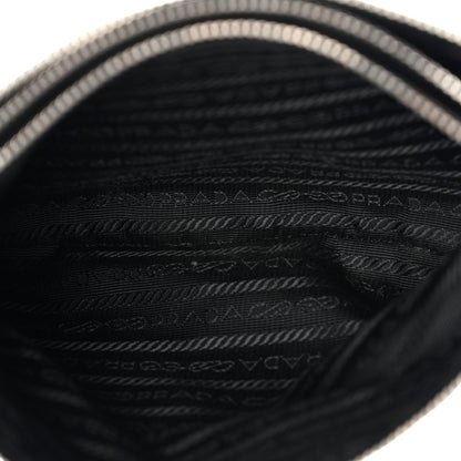 Prada Re-Nylon Saffiano Re-Edition 2000 Double Zip Crossbody Bag Black 6 of 13