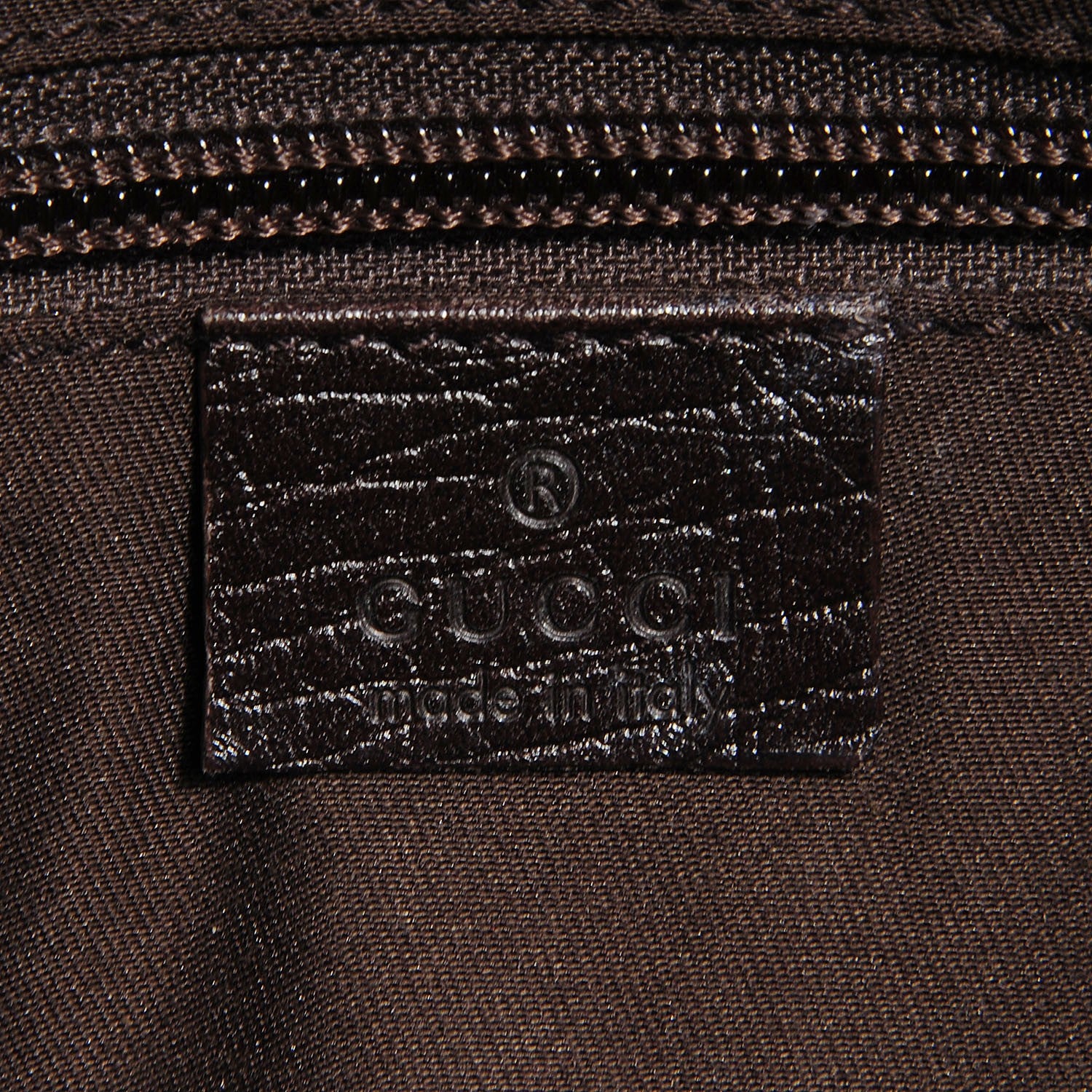 Gucci GG Plus Monogram Medium Flat Messenger Bag Dark Brown 6 of 7