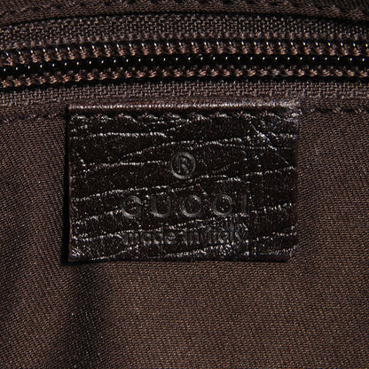 Gucci GG Plus Monogram Medium Flat Messenger Bag Dark Brown 6 of 7