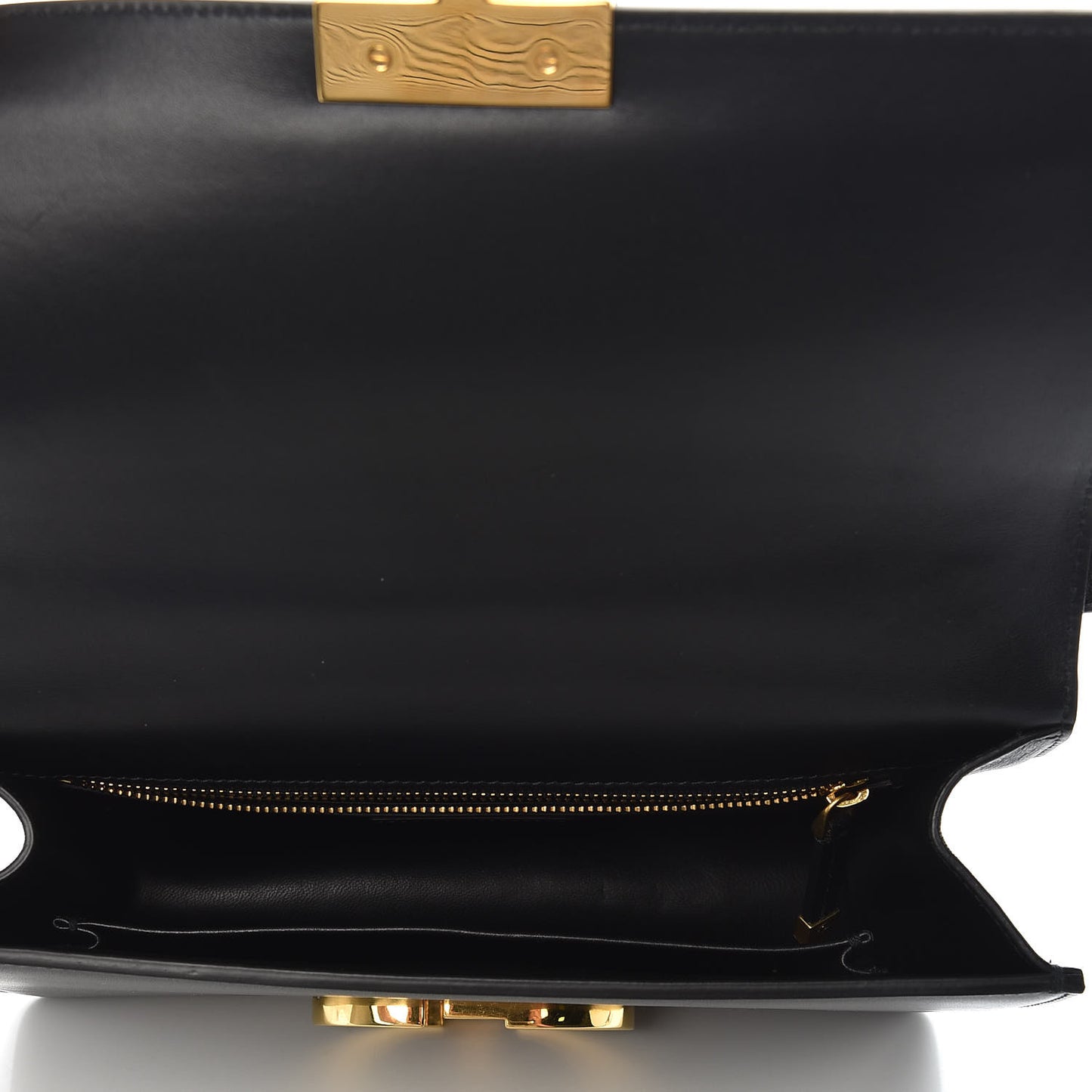 Smooth Calfskin 30 Montaigne Flap Bag Black