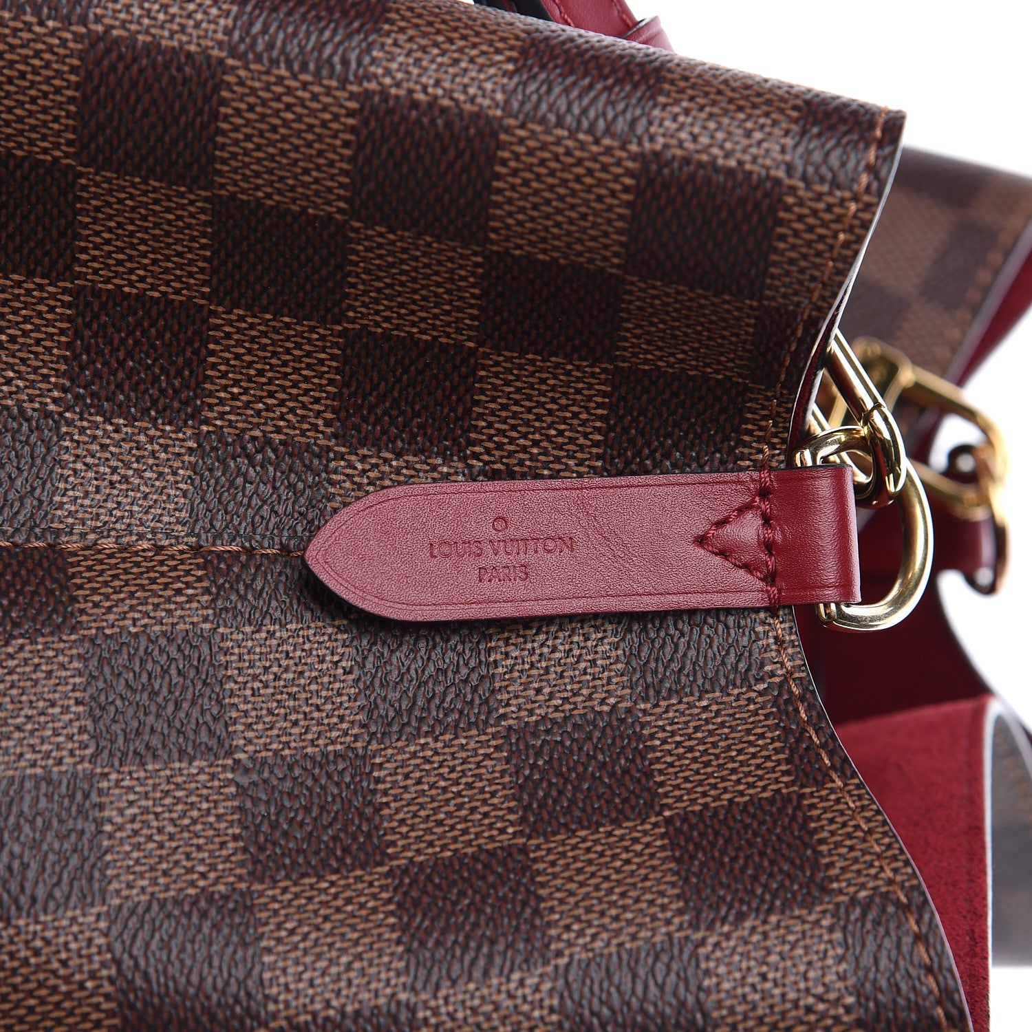 Louis Vuitton Damier Ebene Neonoe MM Cherry Berry 6 of 8