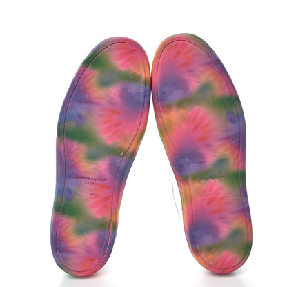 Saint Laurent Calfskin Mens Signature Court Classic SL/10H High Top Sneakers 41.5 Off White Multicolor Tie-Dye 5 of 9