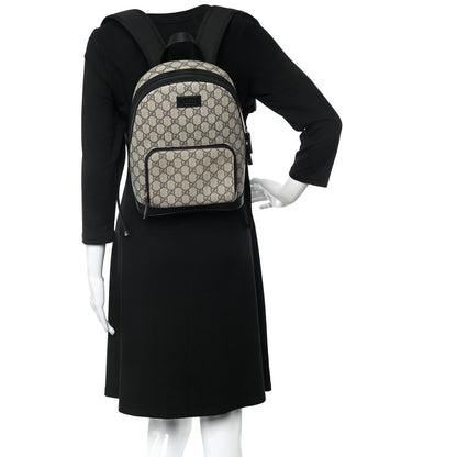 Gucci GG Supreme Monogram Small Eden Day Backpack Black 2 of 12