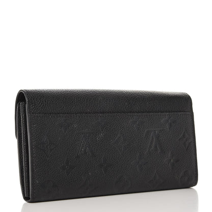 Louis Vuitton Empreinte Sarah Wallet NM Black 3 of 9