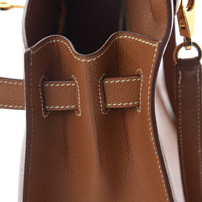 Hermes Courchevel Kelly Sellier 32 Gold 15 of 34