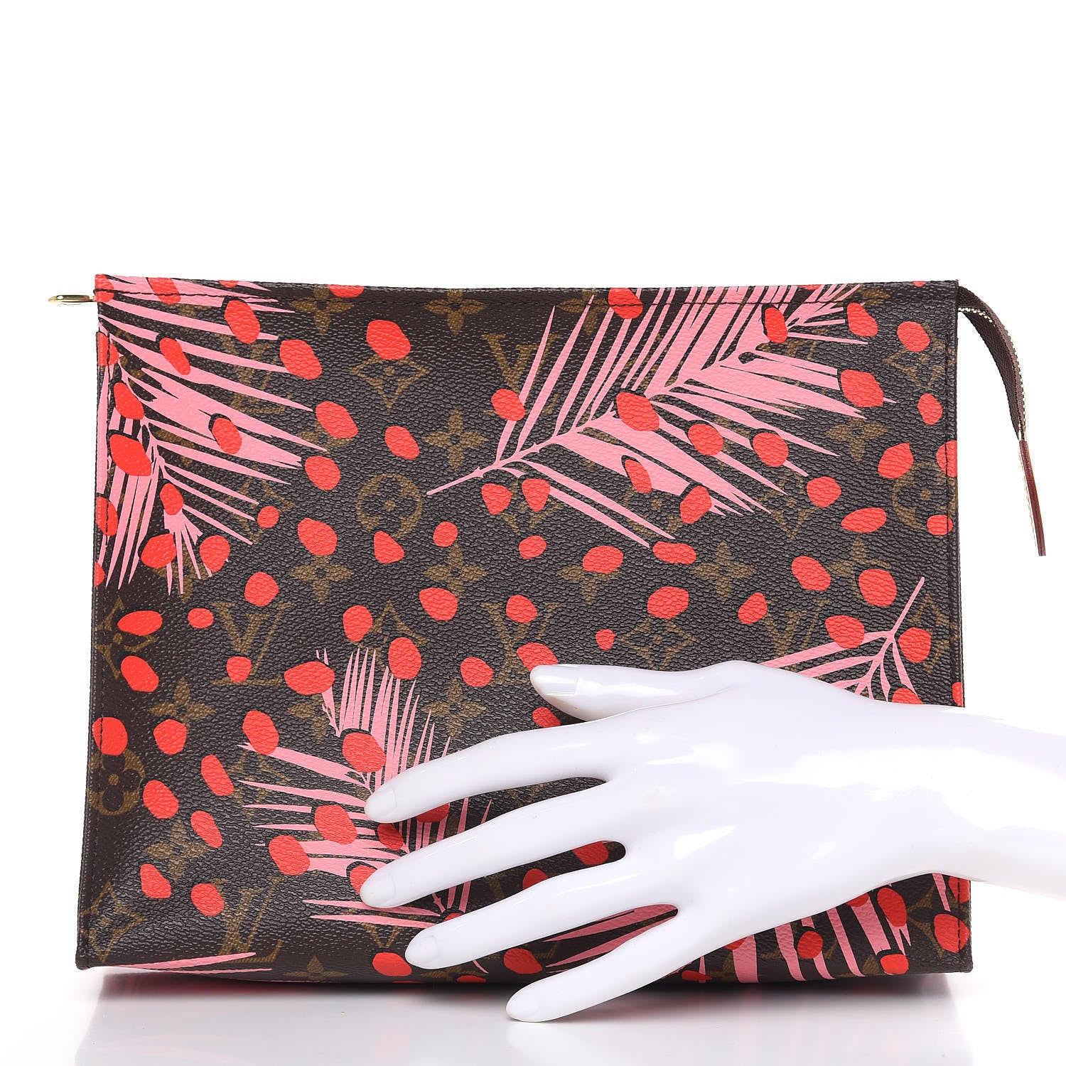 Louis Vuitton Monogram Jungle Dots Toiletry Pouch 26 Sugar Pink Poppy 2 of 9