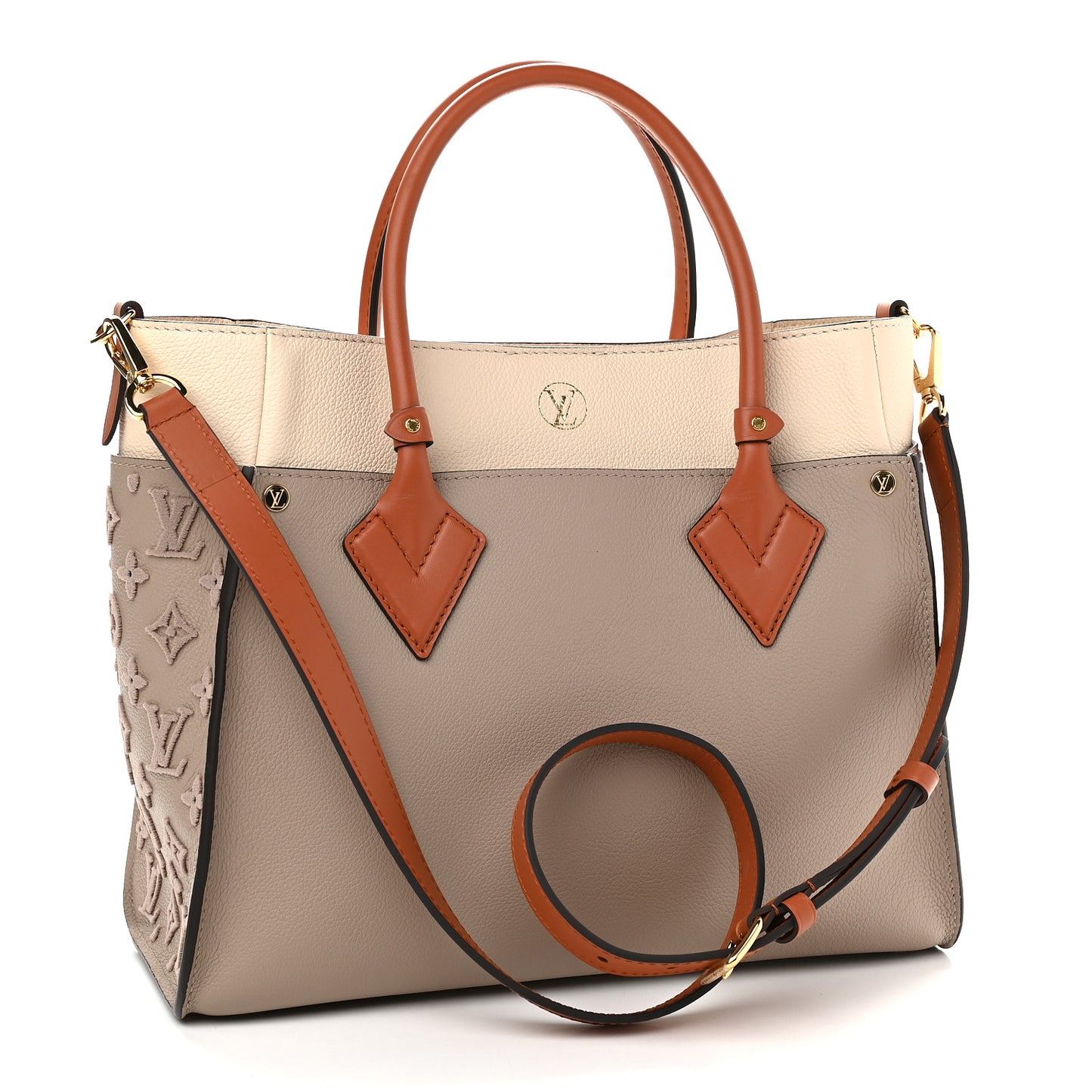 Calfskin Monogram Tufting On My Side Galet