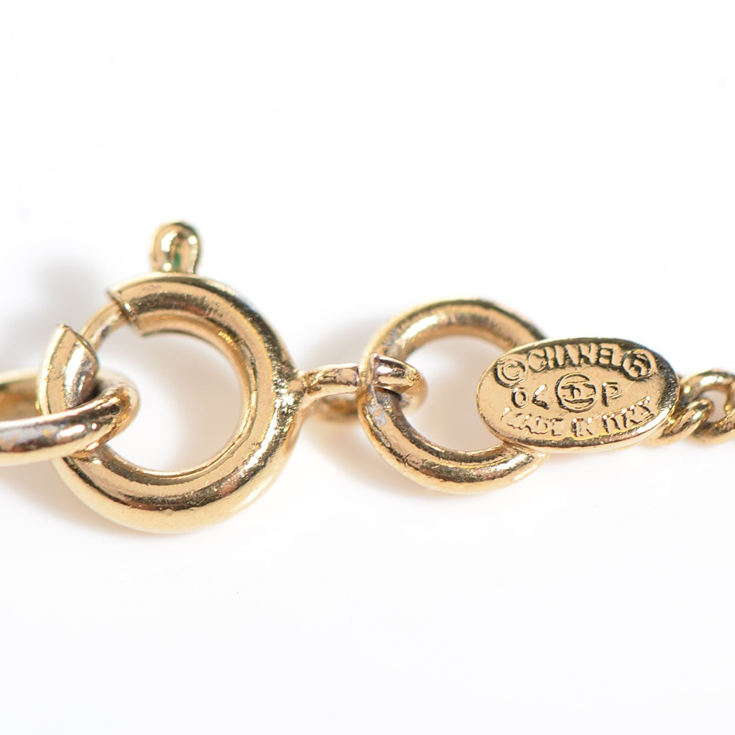 Chanel Heart CC Charm Necklace Gold 4 of 4