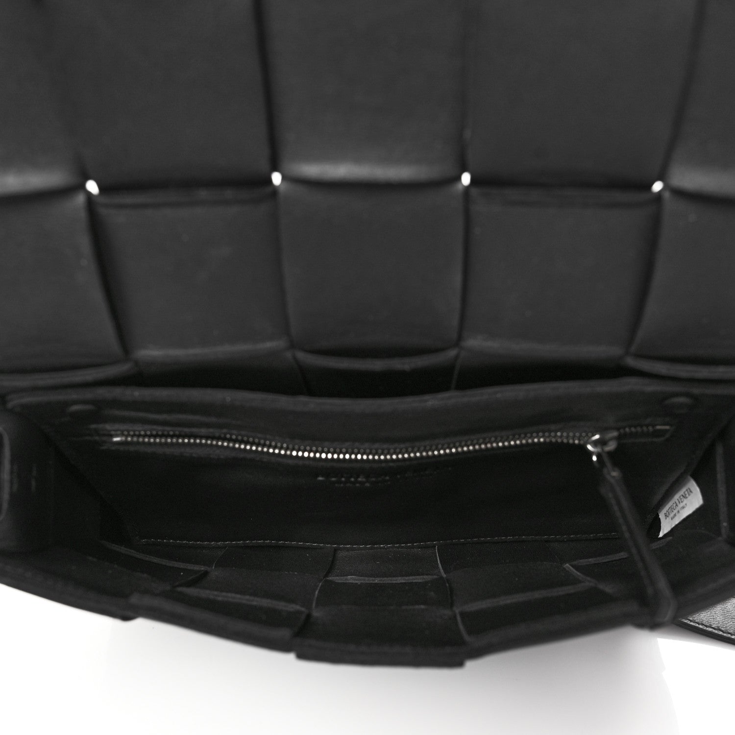 Bottega Veneta Lambskin Maxi Intrecciato Cassette Crossbody Bag Black 5 of 6