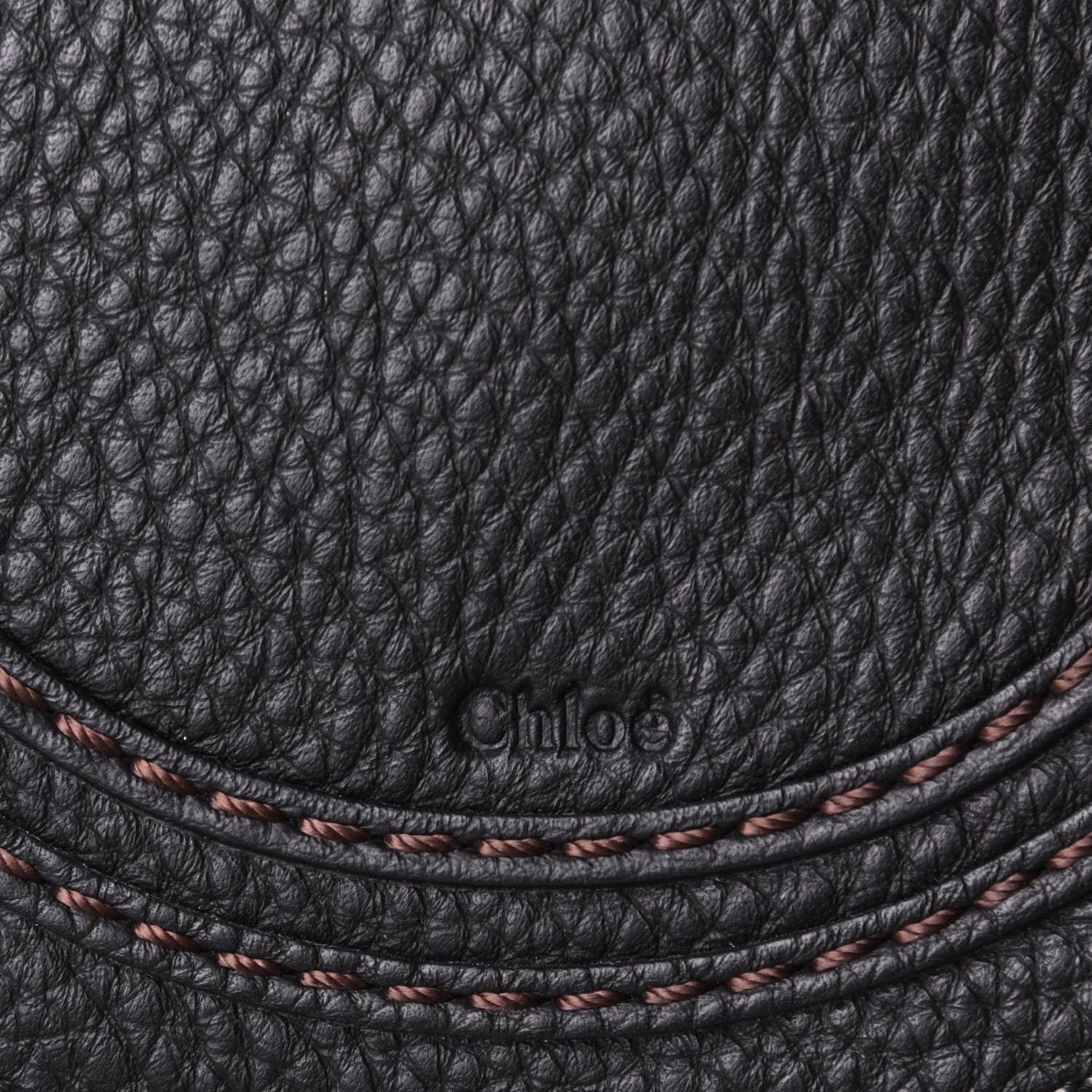 Chloe Calfskin Mini Marcie Round Crossbody Bag Black 4 of 9