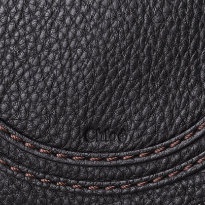 Chloe Calfskin Mini Marcie Round Crossbody Bag Black 4 of 9
