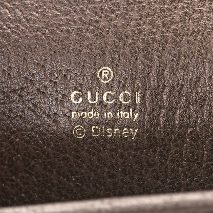 Gucci X DISNEY GG Supreme Monogram Donald Duck Interlocking G Key Pouch Beige Multicolor New Acero 6 of 9