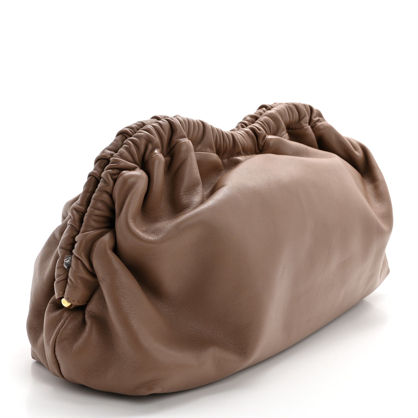 Lambskin Cloud Clutch Biscotto