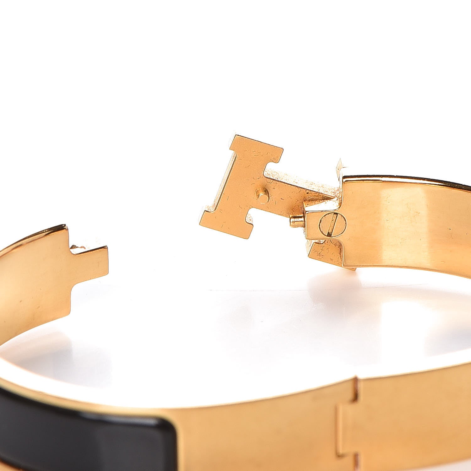 Hermes Enamel Narrow Clic Clac H Bracelet PM Black 4 of 6
