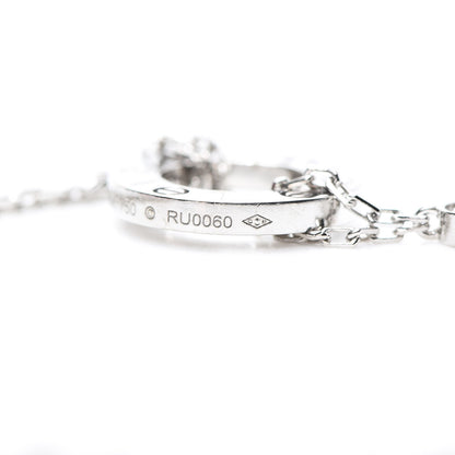 Cartier 18K White Gold Diamond LOVE Bracelet 5 of 6