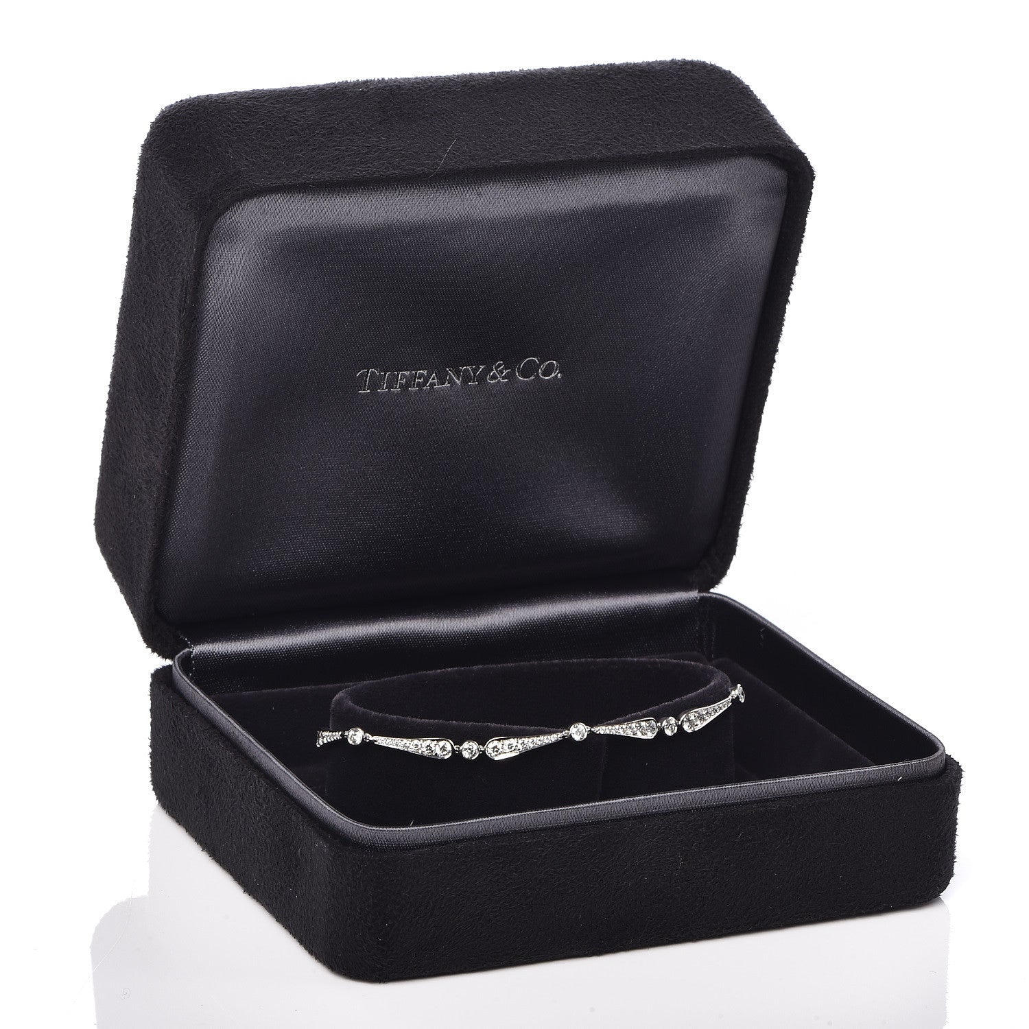Tiffany Platinum Diamond Jazz Bracelet 5 of 5