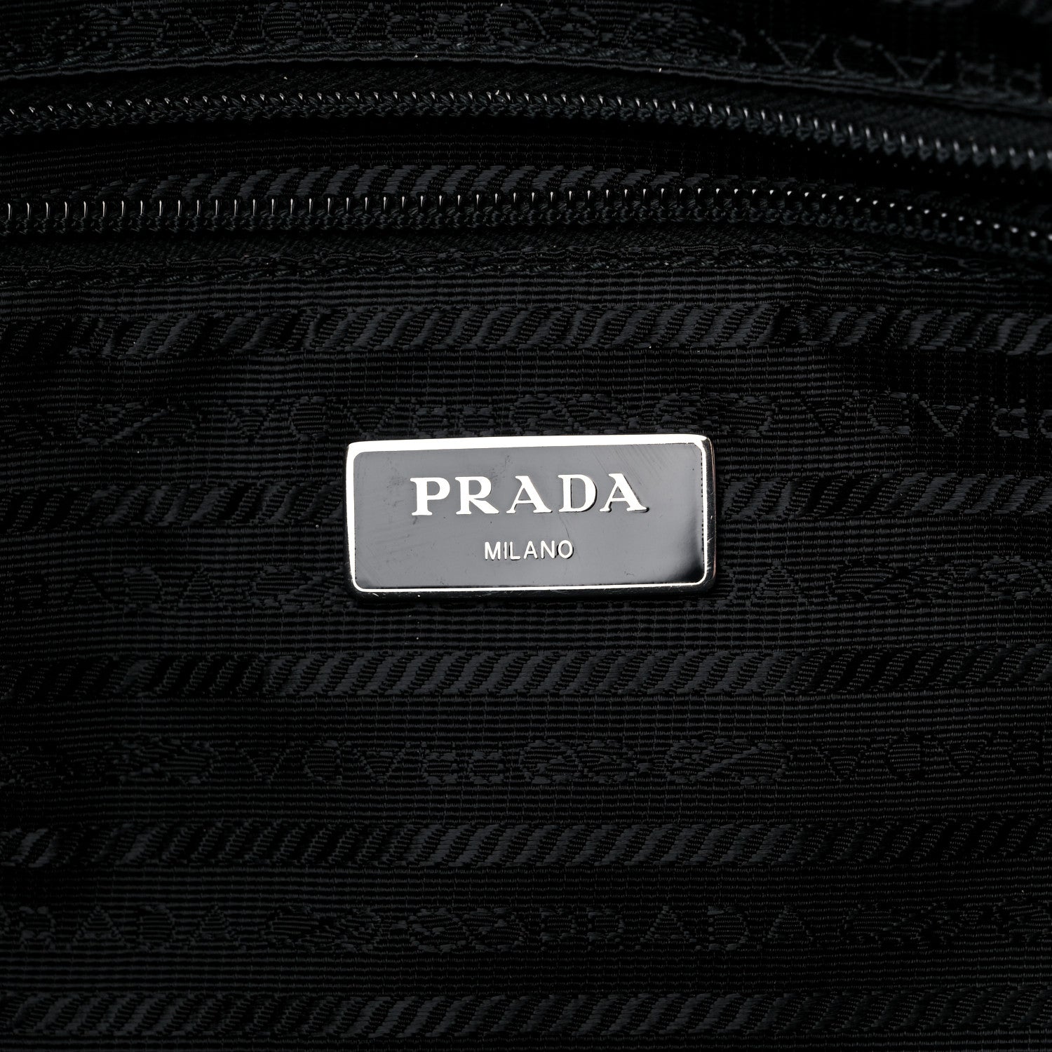 Prada Tessuto Nylon Vela Saffiano Tote Black 6 of 8