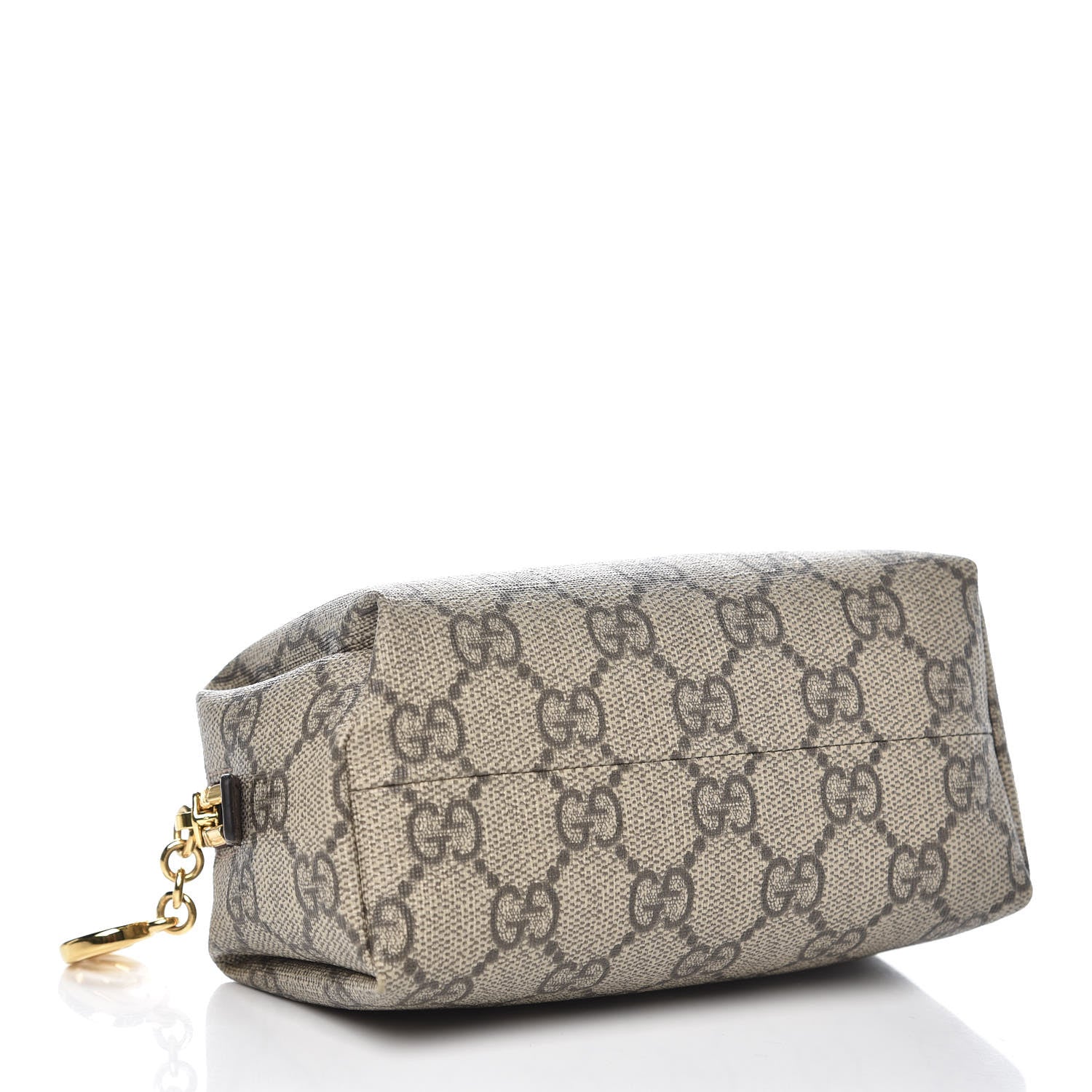 Gucci Soft GG Supreme Monogram Calfskin Small Ophidia Cosmetic Case Beige Ebony New Acero 4 of 8