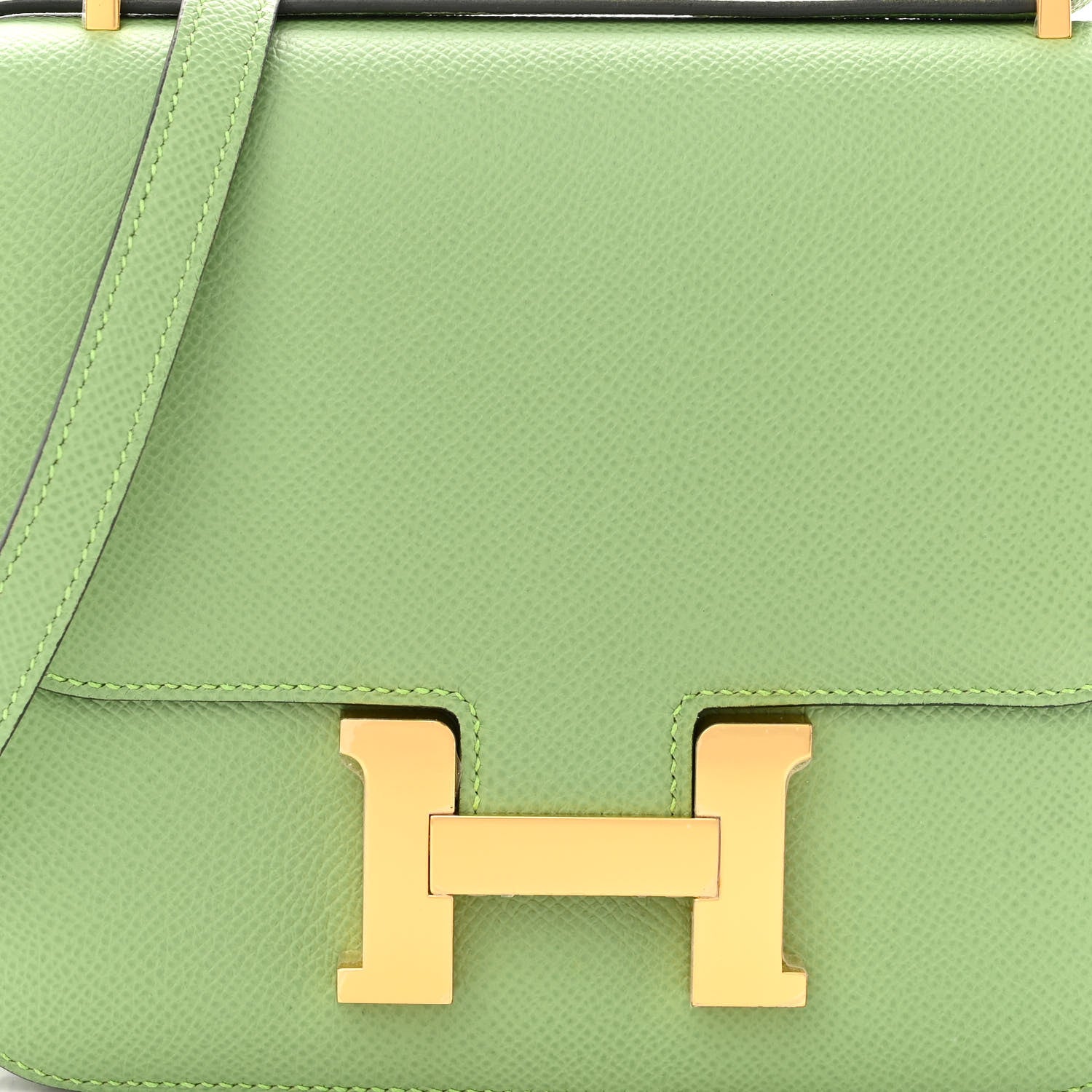 Hermes Epsom Constance 18 Vert Criquet 8 of 10