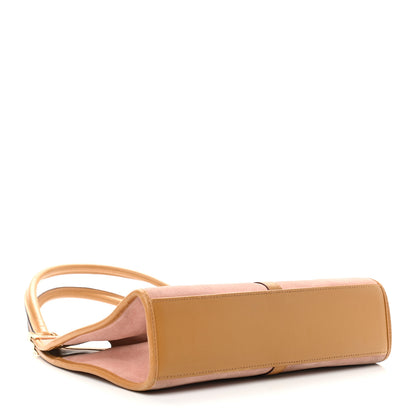 Gucci Suede Bardot Shoulder Bag Pink 3 of 15