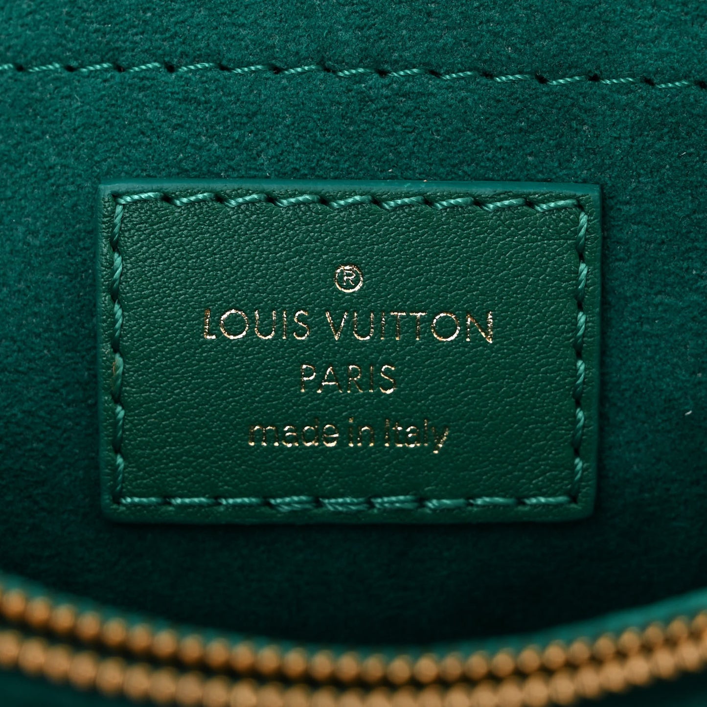 Calfskin New Wave Chain Bag MM NM Emerald