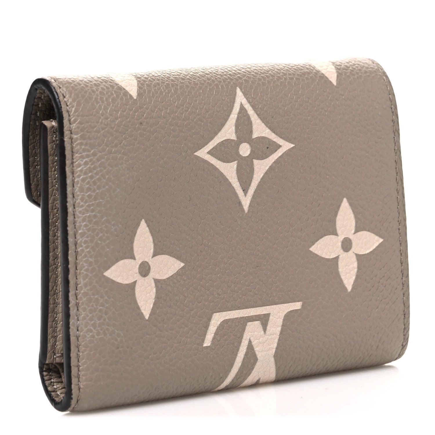 Louis Vuitton Empreinte Monogram Giant Victorine Wallet Tourterelle Creme 3 of 7