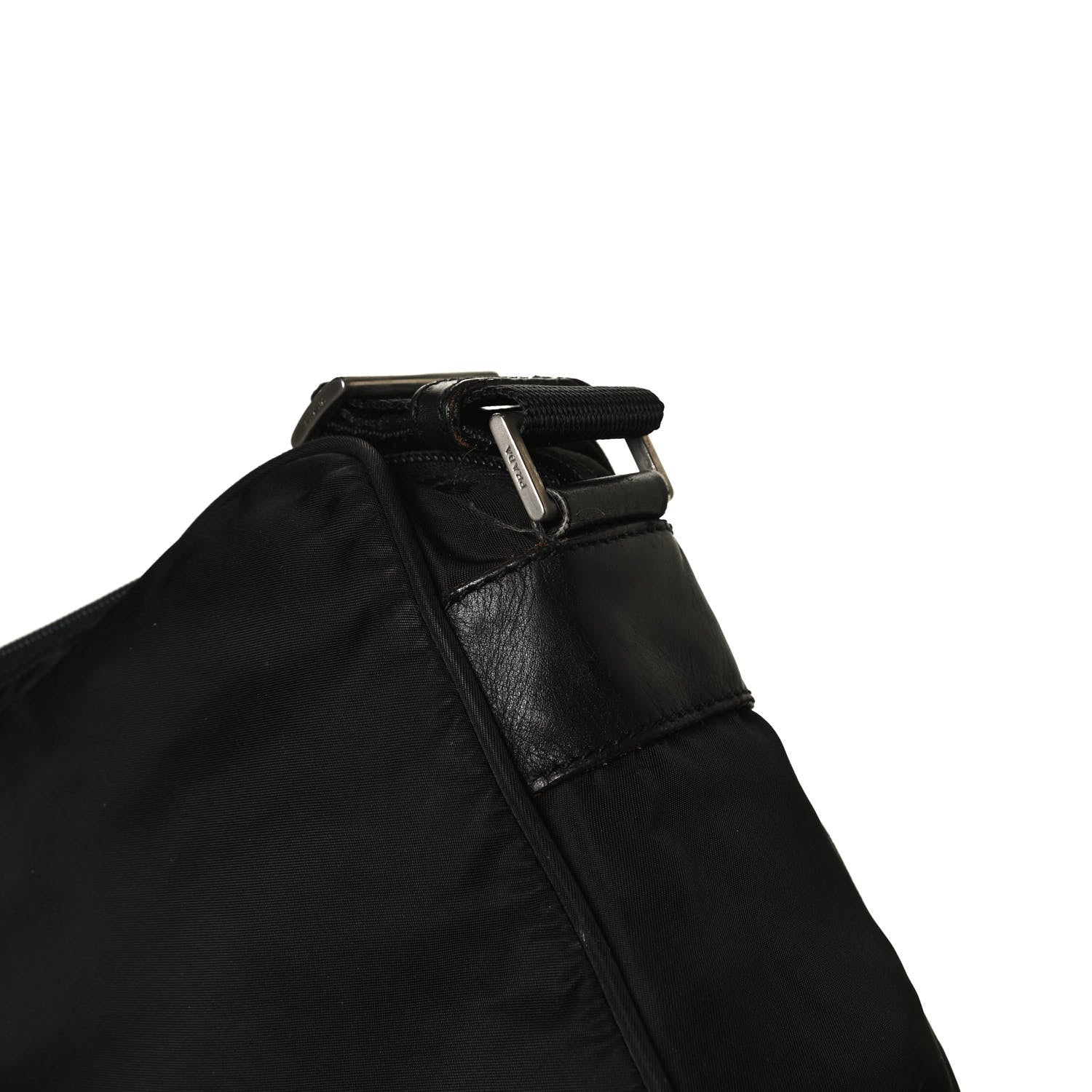Prada Nylon Tessuto Messenger Bag Black 12 of 14