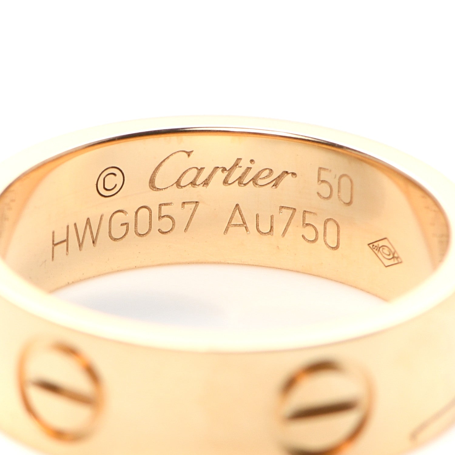 Cartier 18K Yellow Gold 5.5mm LOVE Ring 50 5.25 4 of 7