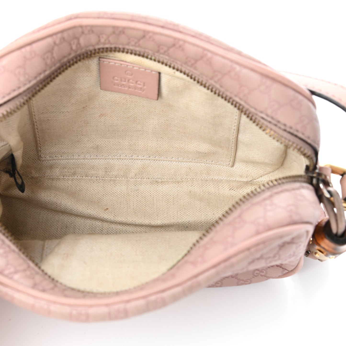 Microguccissima Sunshine Disco Crossbody Bag Light Pink