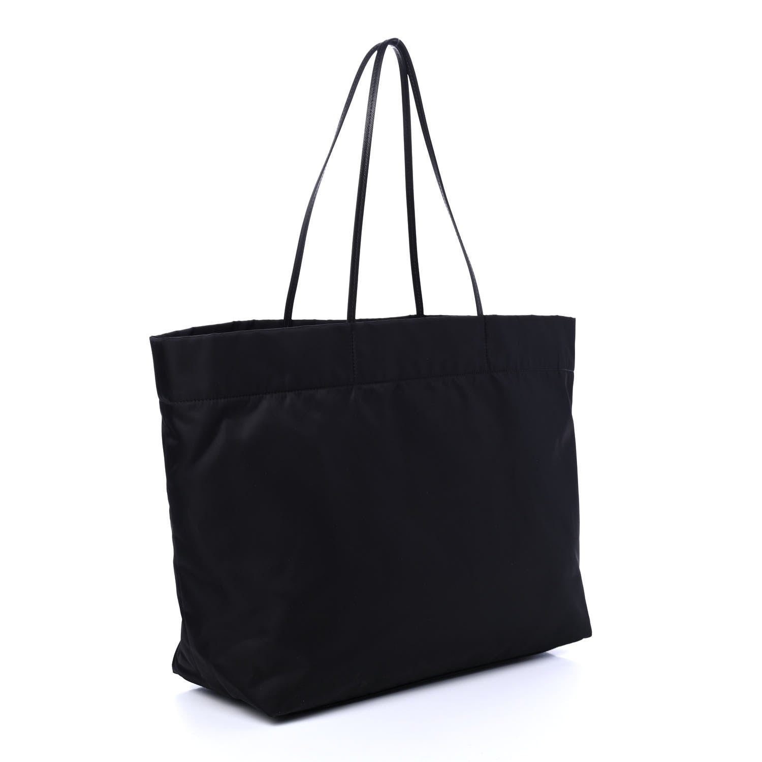 Prada Re-Nylon Saffiano Tote Black 2 of 4