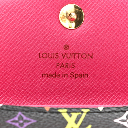 Louis Vuitton Monogram Multicolor Business Card Holder Black Grenade 6 of 10