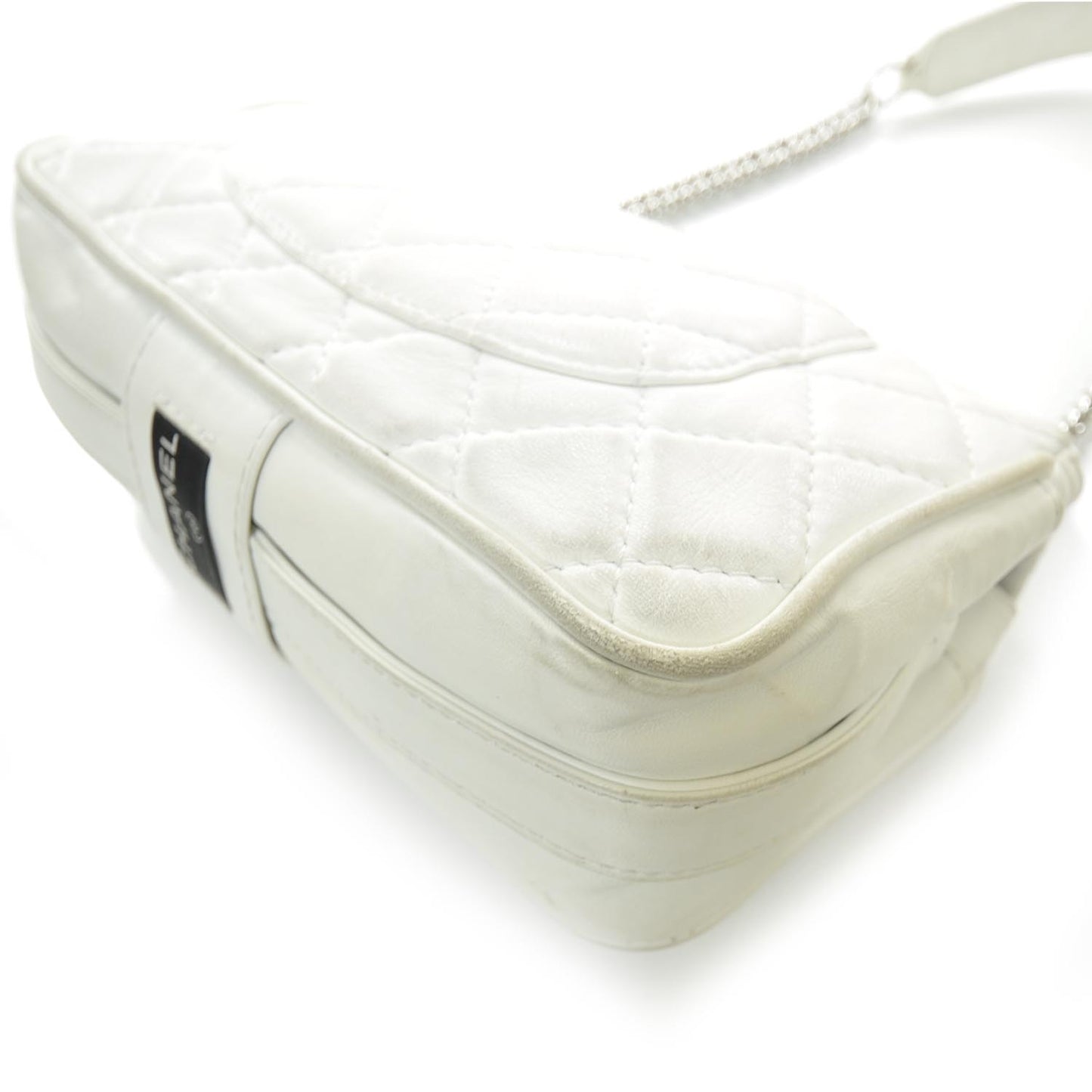 Lambskin Icons Secret Label Medium Flap White