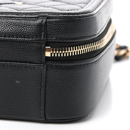 Chanel Caviar Quilted Medium CC Filigree Vanity Case Black 9 of 14
